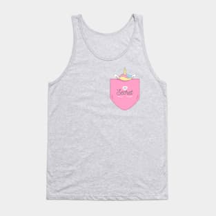 Pony Unicorn in pocket Tank Top